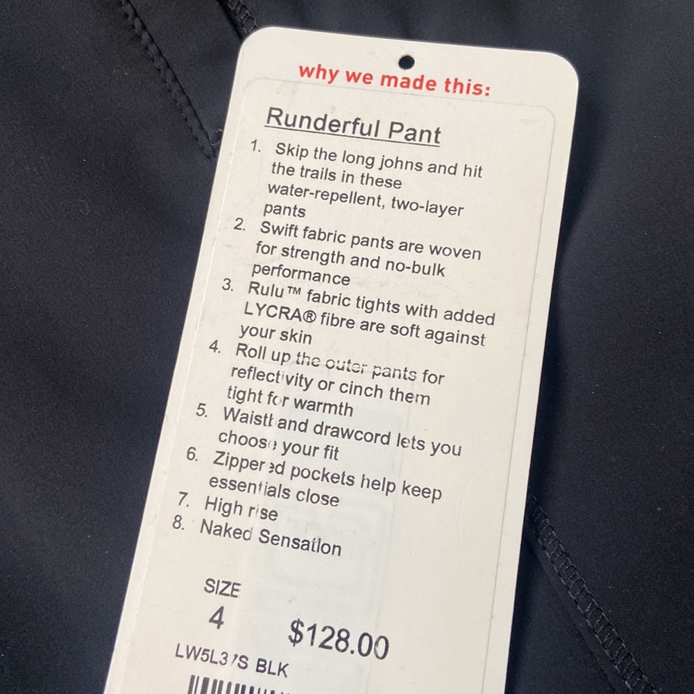 Lululemon Runderful pant - Picture 11 of 11